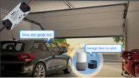 Wofea-Inteligentny sterownik do drzwi garażowych z WiFi, kontroler kompatybilny z systemami Alexa/Echo/Google Home/aplikacje Smartlife/Tuya, nie wymaga koncentratora sieciowego 3